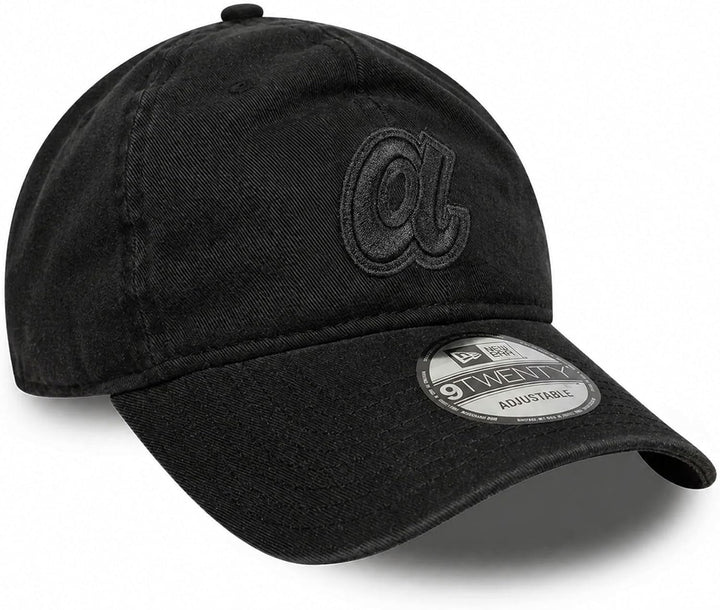 New Era 9Twenty Cap MLB Basecap Baseball Verstellbar Kappe #34-Braves-Black-31676 Einheitsgrösse, #3