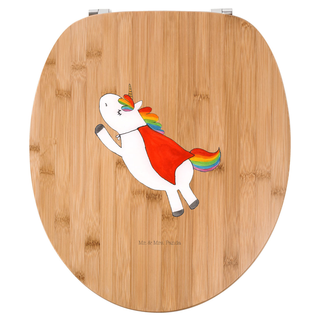 Mr. & Mrs. Panda Motiv WC Sitz Einhorn Super - Geschenk, Mädchen, WC-Sitz, Klobrille, Toilettendecke