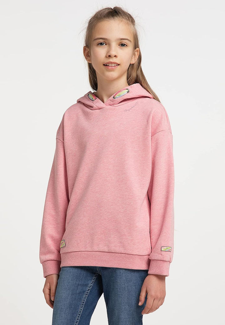 Ragwear Elinka Mädchen Sweatshirt mit Kapuze Sweater Pullover Kapuzenpullover 164 Rose, 164 Rose