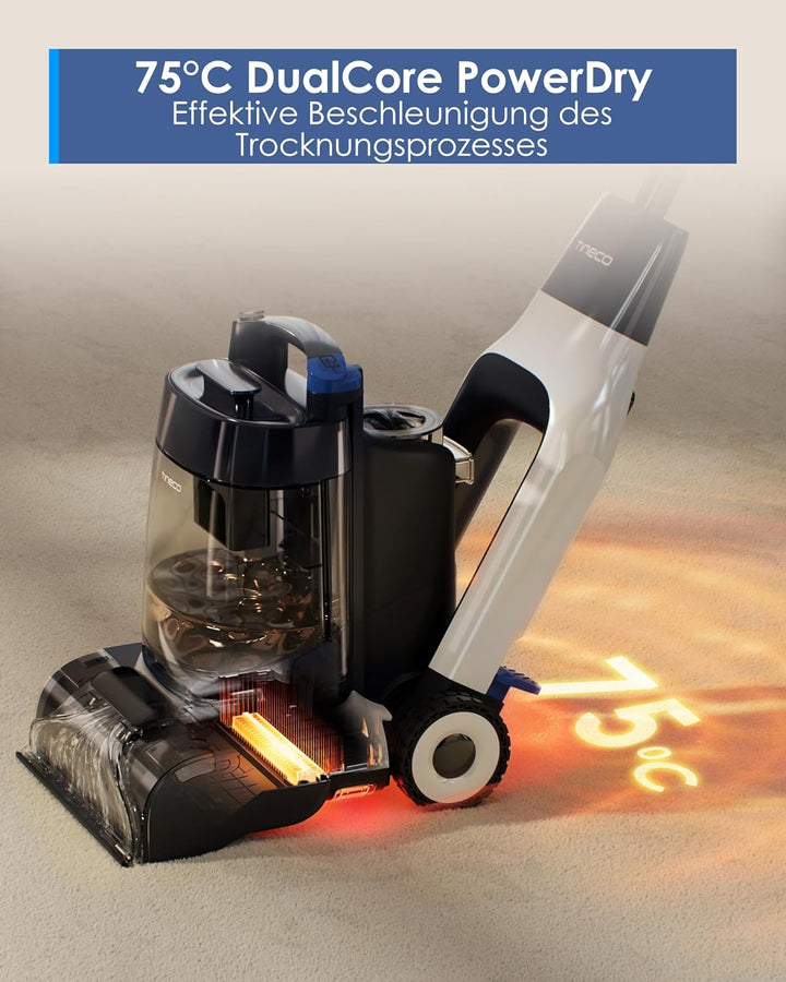 Tineco CARPET ONE Cruiser Teppichreiniger Nasssauger, Smartes Polsterreiniger Waschsauger mit 3-Stuf