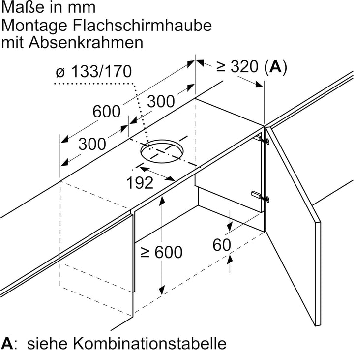 Neff Z54TL60X0 Dunstabzugshaubenzubehör/Einbaugerät