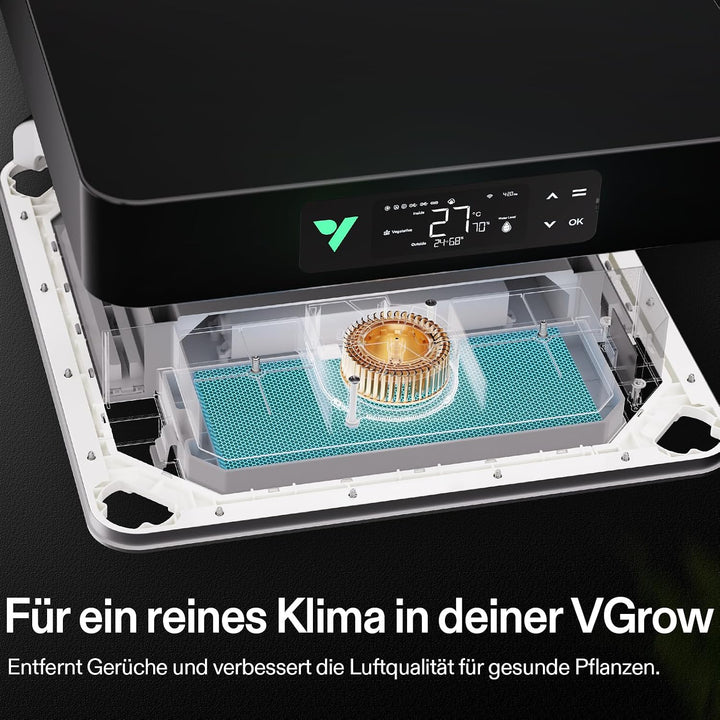 VIVOSUN OdorShield Ersatzfilter für VGrow Smart Grow Box | Aktivkohle Geruchsfilter für Indoor Grow