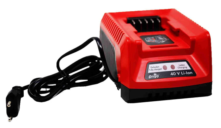 Grizzly Schnellladegerät 40V, 1,25h, passend zum 40V 2in1 Set, Schnellladegerät