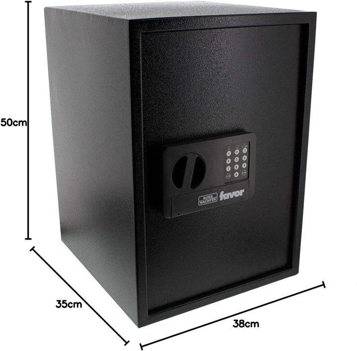 Burg-Wächter Möbeltresor mit Elektronikschloss, inkl. Fachboden, Favor, 55,0 l, 16,5 kg, S9 E, schwa