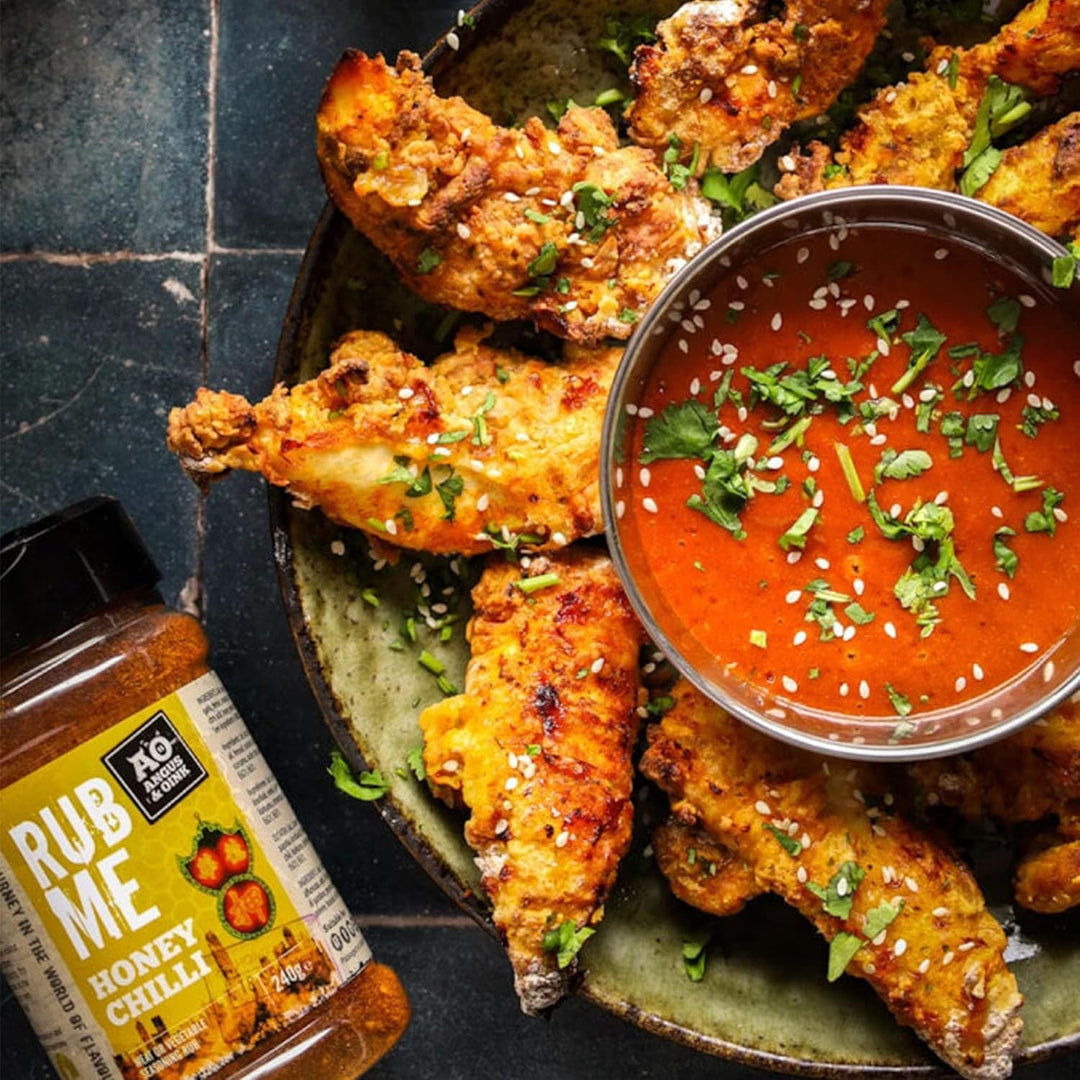 ANGUS & OINK | Honey Chilli Seasoning | Sweet & Spicy | Perfect for Chicken & Pork | Gluten-Free, Ve