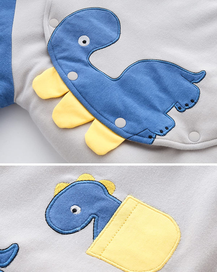 Baby Strampler Winter Schneeanzug mit Kapuze Jungen Mädchen Overall Baumwolle Abnehmbarer Hut Outfit