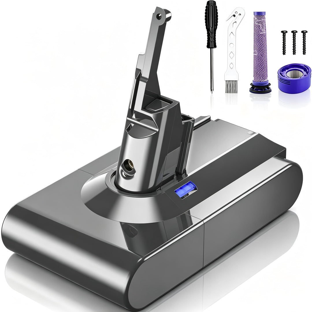 Akku für Dyson V8, Powtree Ersatzakku für Dyson SV10 Kompatibel mit V8 | Animal Absolute Motörhead E