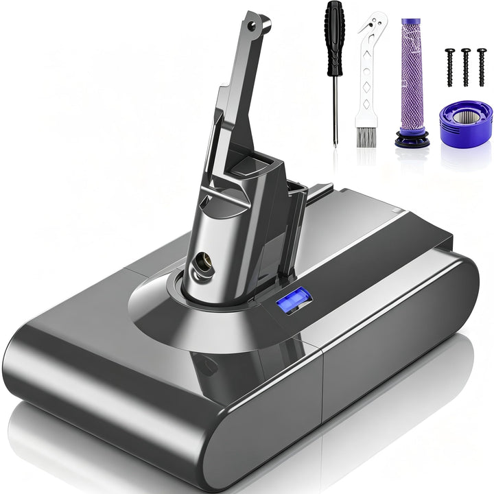 Akku für Dyson V8, Powtree Ersatzakku für Dyson SV10 Kompatibel mit V8 | Animal Absolute Motörhead E