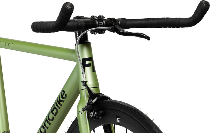 FabricBike Light - Fixed Gear Fahrrad, Single Speed Fixie Starre Nabe, Aluminium Rahmen und Gabel, R