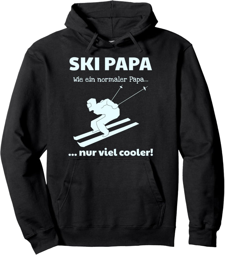 Ski Papa Skifahrer Pullover Hoodie