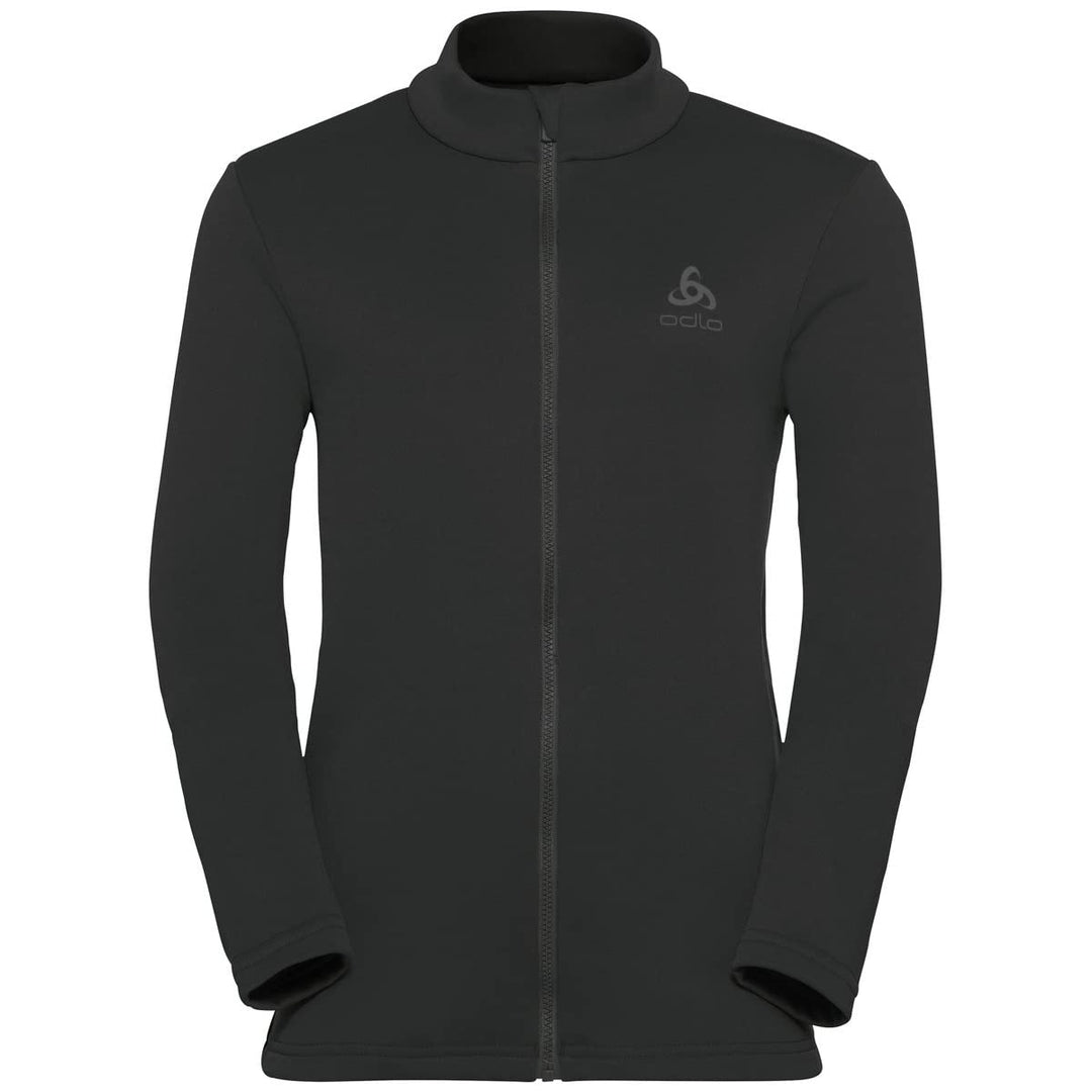Odlo Unisex Kinder Berra_542519 Mid Layer mit Reissverschluss 104 Schwarz, 104 Schwarz
