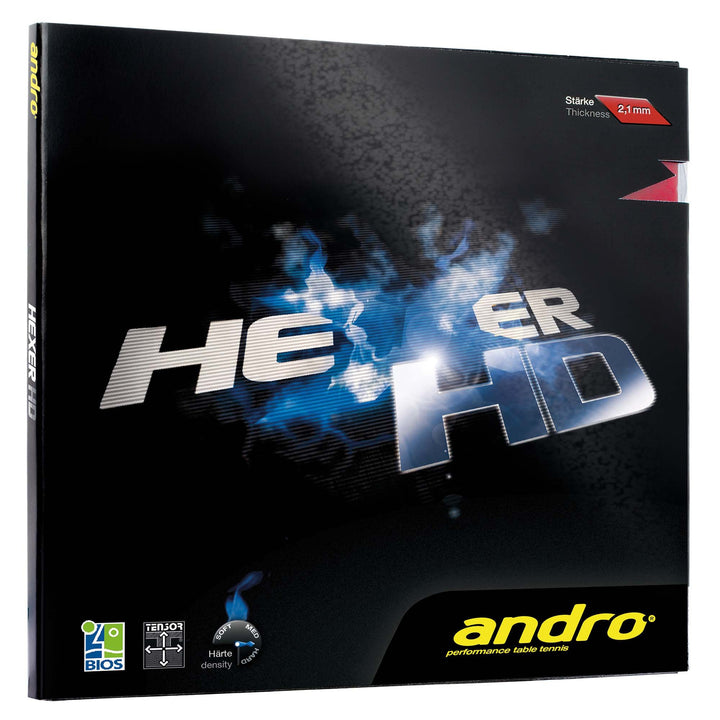 ANDRO Belag Hexer HD rot 2,1 mm, rot 2,1 mm