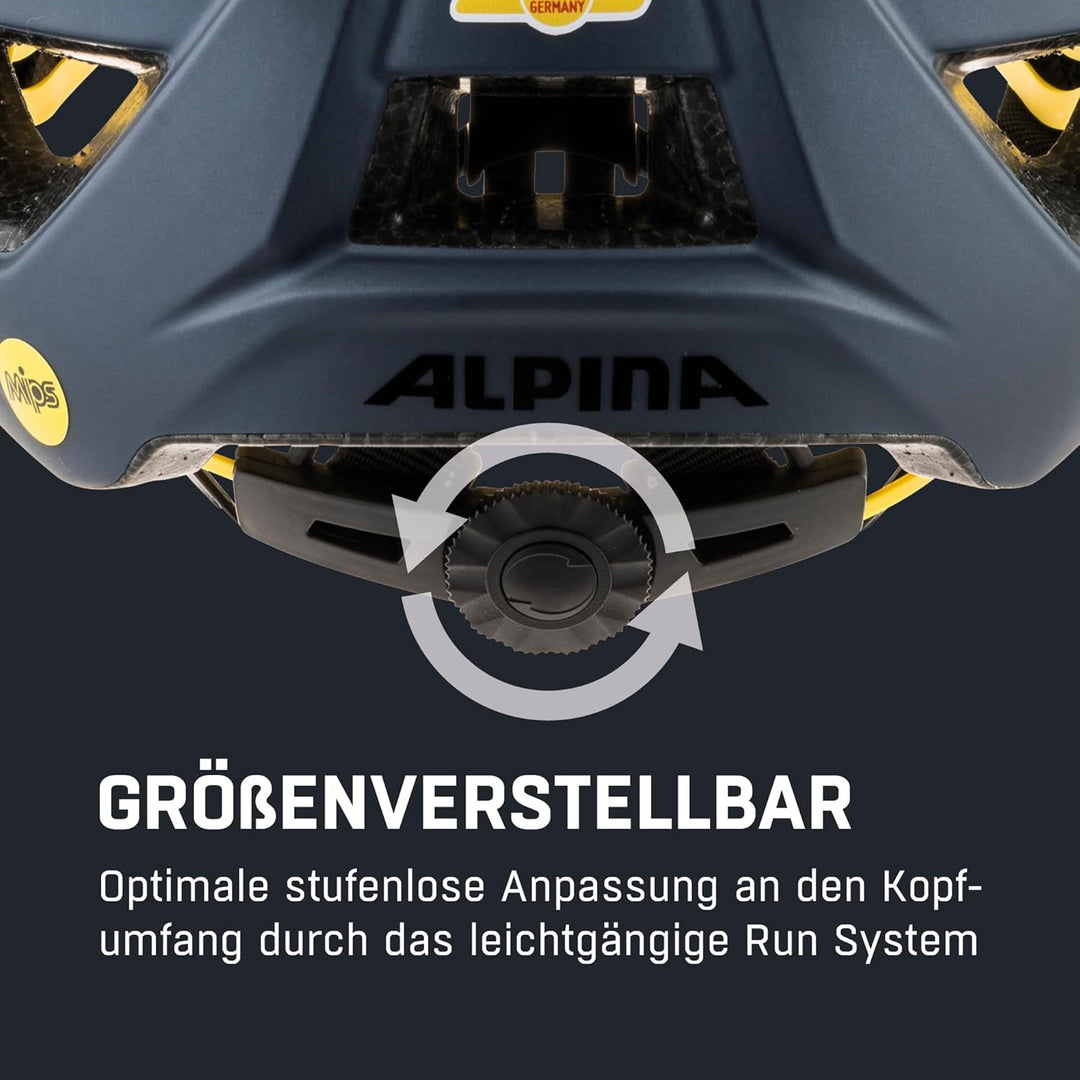 ALPINA DELFT MIPS - Sicherer, Leichter & Individuell Anpassbarer MIPS Fahrradhelm Mit Fliegennetz Fü