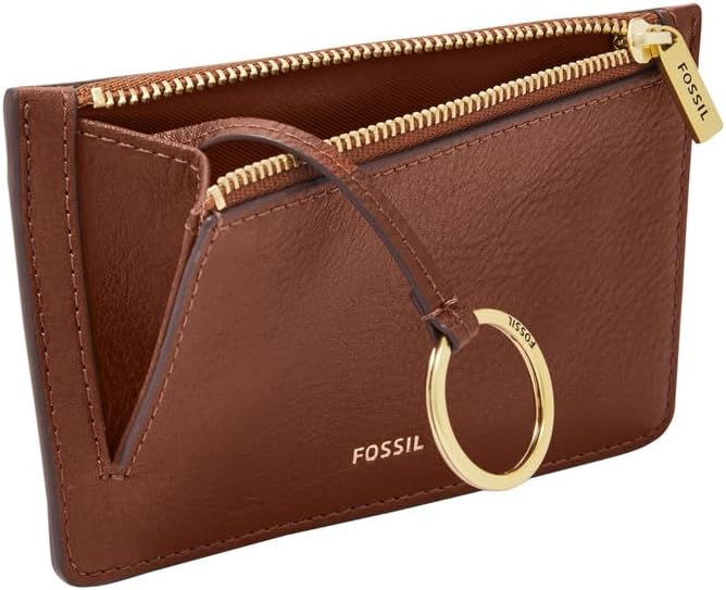 Fossil Damen Logan Card Case, Braun
