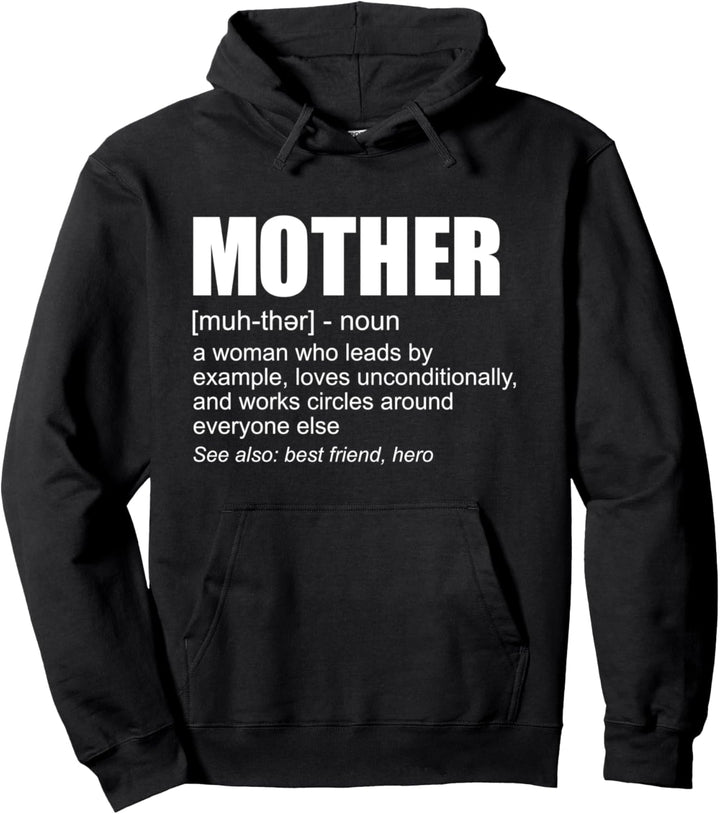 Mother Definition Lustiges Geschenk Mama Hero Mama Pullover Hoodie