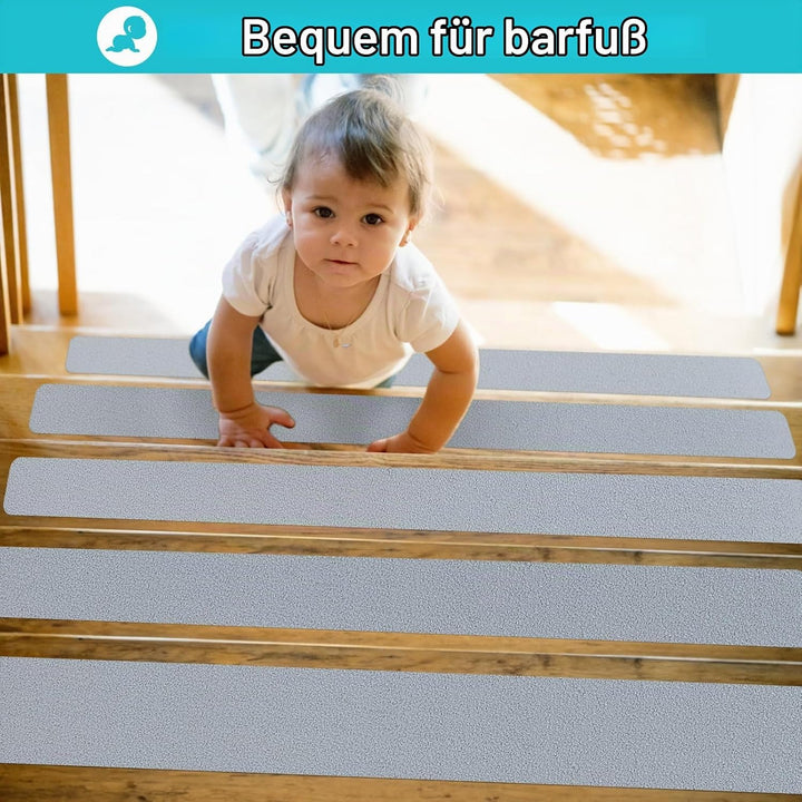 Antirutsch Klebeband Treppe, 10cm*10m, Antirutsch Band Streifen, Antirutschband Selbstklebend, Verhi