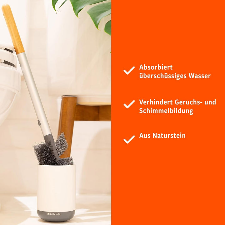 Full Circle Home Toilettenbürste Scrub Queen - Reinigungsbürste - Geruchsfrei - Langlebig WC-Bürste,