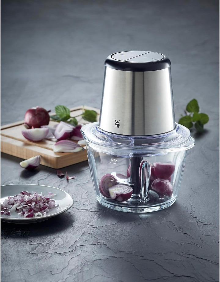 WMF Kult X Edition Zerkleinerer elektrisch mit Glasbehälter, 320 W, 2 Geschwindigkeitsstufen, grosse
