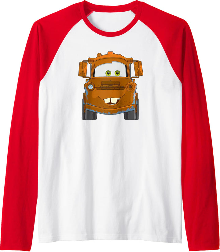 Disney Pixar Cars Mater Big Truck Face Raglan