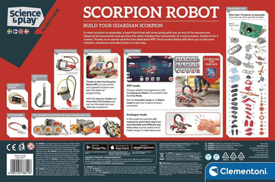 Clementoni - 78811 - Science & Play Robotics - Scorpion Roboter, 8-12 Jahre alt