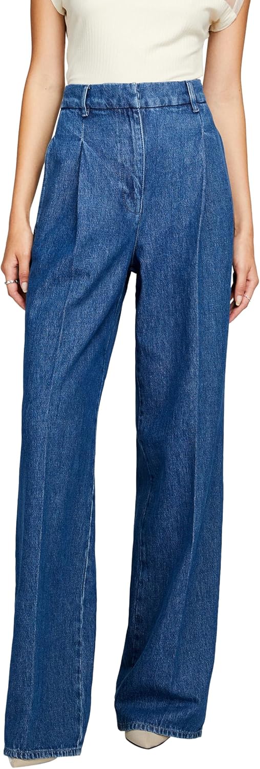 SISLEY Damen Pants 26 Blue Denim 902, 26 Blue Denim 902