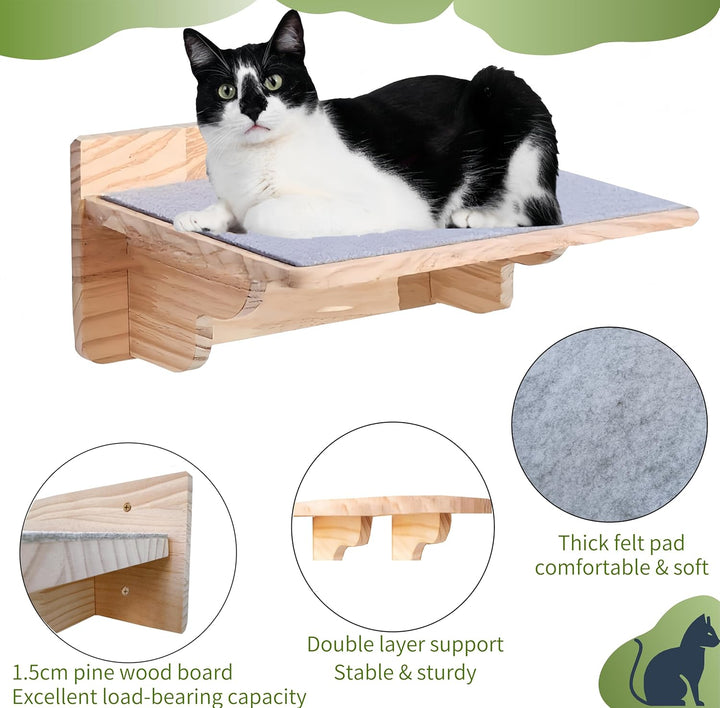 kletterwand Katzen Wand montierte Katze-Hängematte ﻿Katze Kletterwandmit Katzentreppe für die Wand,