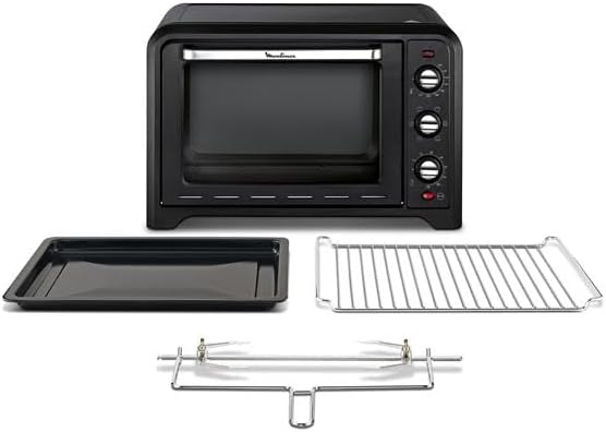 Moulinex ox485810 Backofen Optimo Schwarz 39 L Umluft dreht sich Brosche 2000 W 2000 W 39 L