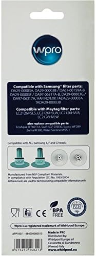 Wpro APP100/1 | 1er Pack Wasserfilter kompatibel mit Samsung HAFIN2/EXP, DA29-00003G, HAFIN1/EXP, DA