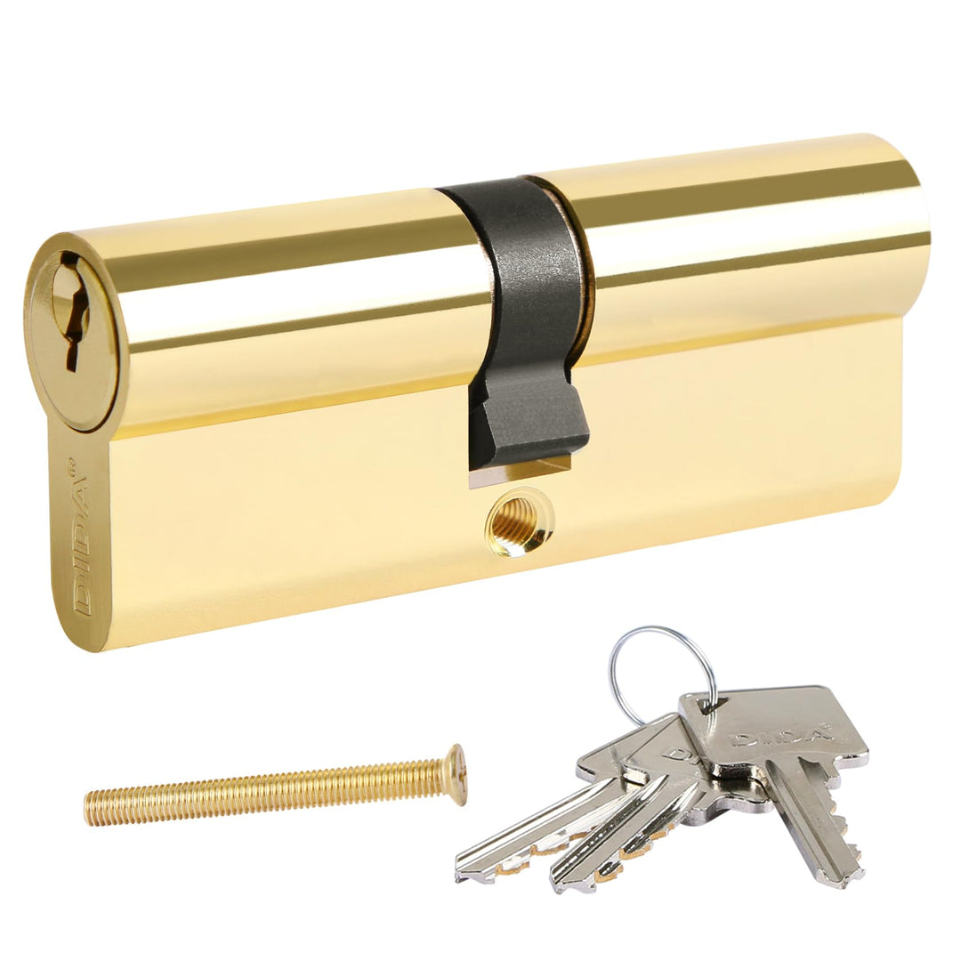 DIDA® 70mm Euro Barrel Lock 35/35 Door Barrel Lock with Key UPVC Door Lock Barrel Profile Lock with