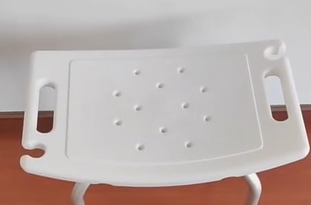 Senioren Hocker Höhenverstellbarer Duschhocker, Rutschfester Sitzfläche, Dusckopf Halterung, Duschst