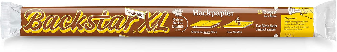 Backpapier Bogen XL, 12 Rollen à 15 Bogen à 46 cm x 38 cm