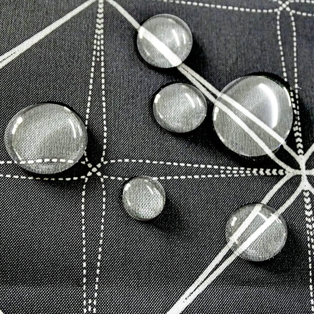 Gualiy Duschvorhang 180x200, Duschvorhang Schwarz Geometriemuster Waschbar Shower Curtains Duschvorh