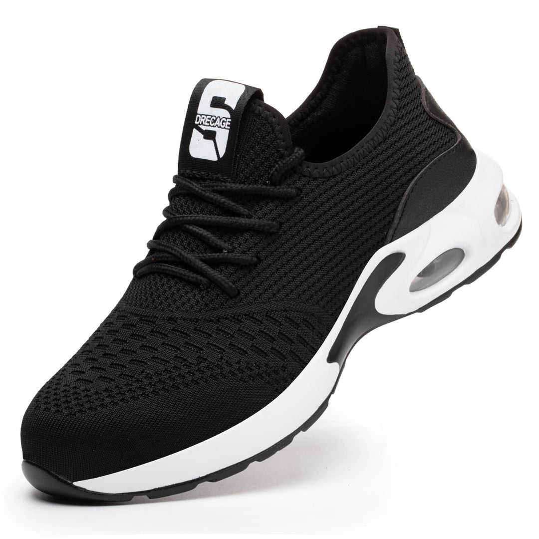 Nasogetch Sicherheitsschuhe Herren Leicht Arbeitsschuhe Damen Sportlich Stahlkappenschuhe rutschfest