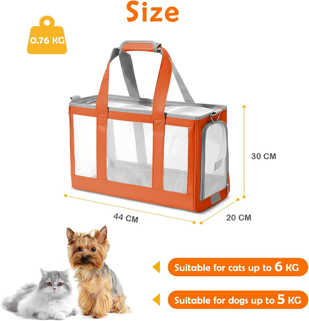 ALLSOPETS Hundetragetasche Haustier Tragetasche für Hunde und Katzen Atmungsaktiv Welpen Tragetasche