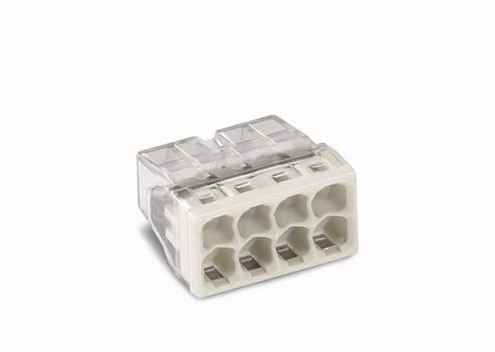 WAGO® Klemme, 5-Leiter, Verbindungsdosenklemme, 2273-205 (100 Stück) & ® Klemme, 8-Leiter, Verbindun
