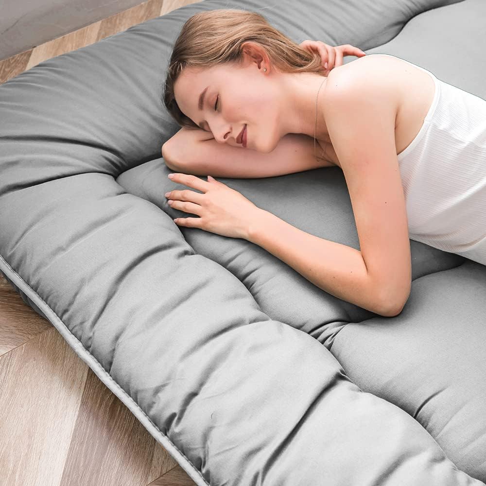 MAXYOYO Klappmatratze Futon Matratze Bodenmatratze Gepolsterte Japanische Tatami Gesteppte Bett, Dic