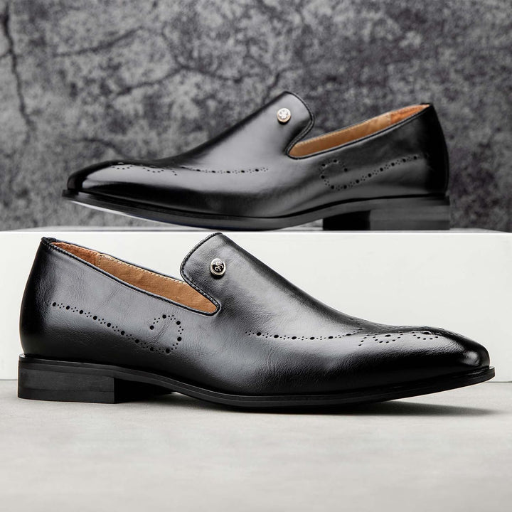 MEIJIANA Herren Mokassins Klassische Herren Anzug Schuhe Elegante Schuhe Leder Sommer Freizeitschuhe
