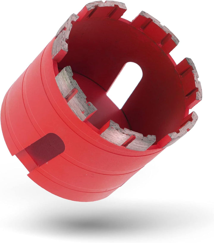 PRODIAMANT Diamant Dosensenker 82 mm x M16 Beton, Ziegel, Mauerwerk PDX857.638 7 Diamantsegmente 10m