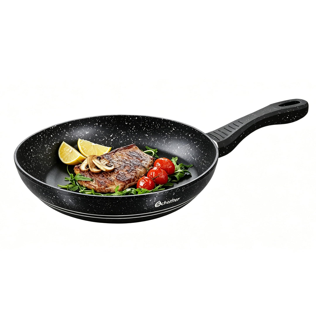 Scheffler Bratpfanne 24cm, Induktionsgeeignet, Mit Antihaft-Beschichtung, Für Alle Herdarten, 24cm