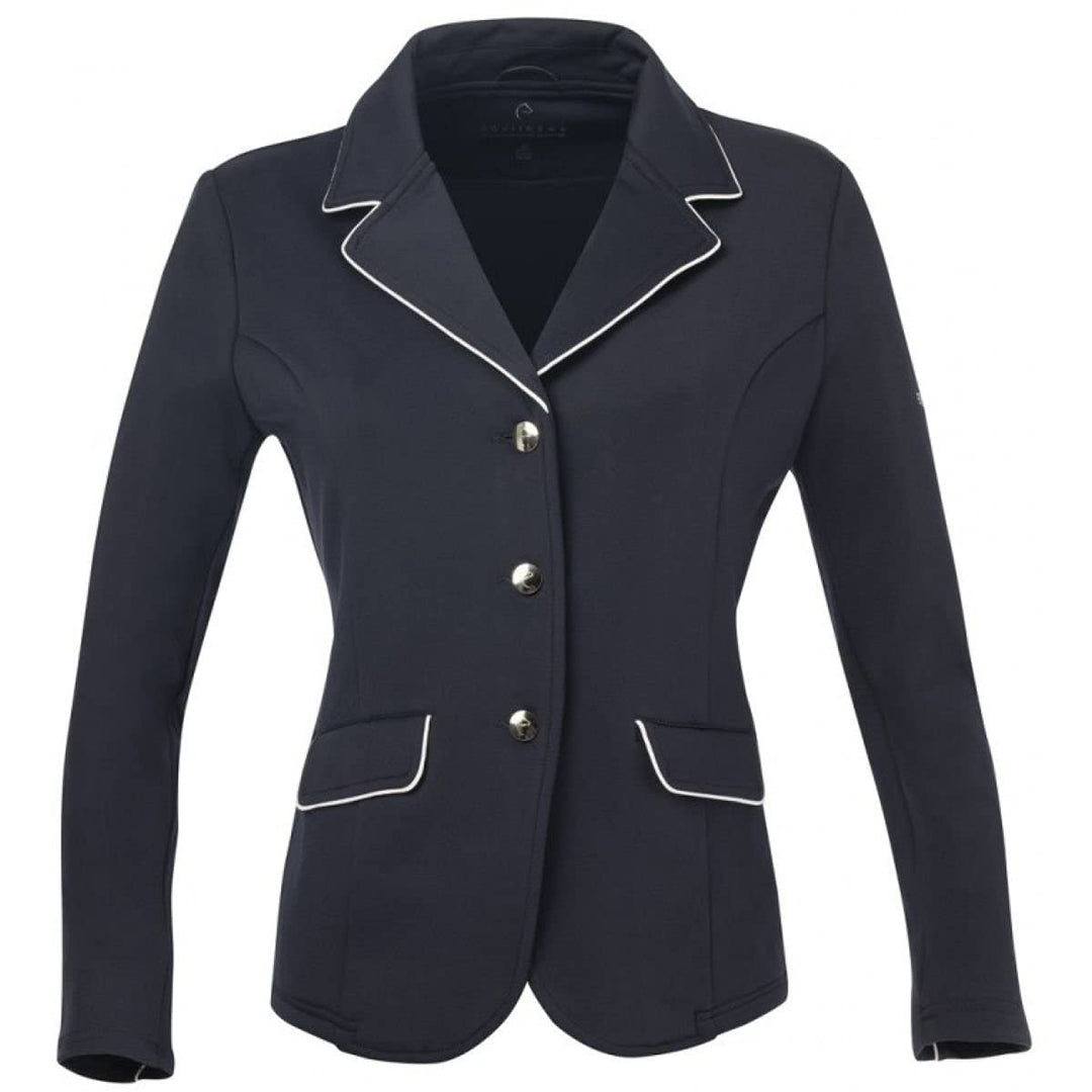 Equi-Thème "Soft Classic Turnierjacke Einheitsgrösse Navy/White Piping, Einheitsgrösse Navy/White Pi