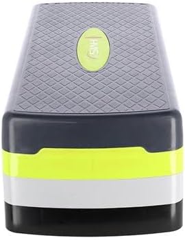 HMS Steppbrett Crossfit Fitness Stepper 3-Stufen Stepper Step-Bench - Grün-grau - AS002 - Länge 67 c