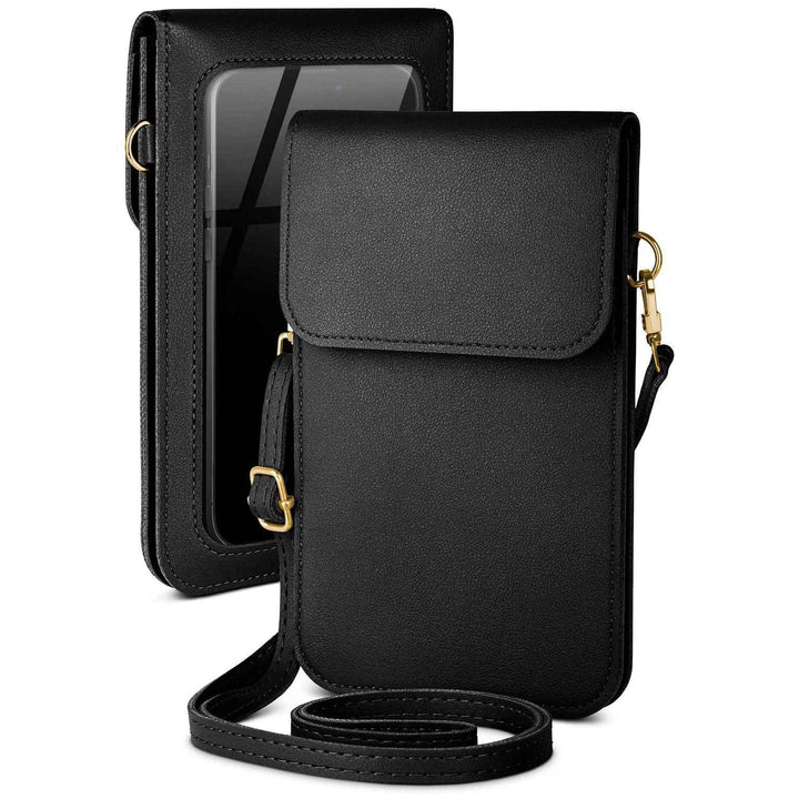 moex Handytasche zum Umhängen für Samsung Galaxy A72 / A72 5G kleine Handtasche mit Handyfach und Si