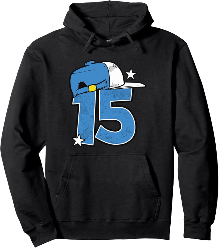 15ter Geburtstag Jungen Geschenk zum 15. Geburtstag Pullover Hoodie