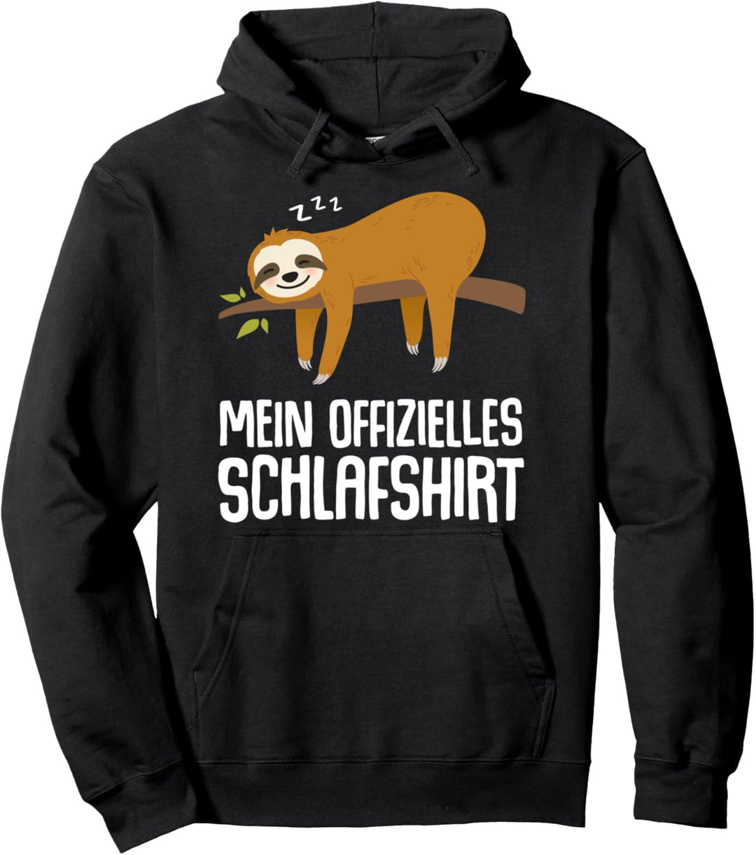 Offizielles Schlafshirt Pyjama Schlafanzug Faultier Geschenk Pullover Hoodie