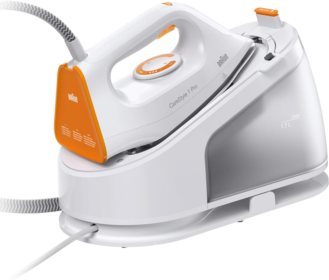 Braun CareStyle 1 Pro IS 1511 WH, Dampfbügelstation - Dampfbügeleisen mit FreeGlide 3D-Technologie,