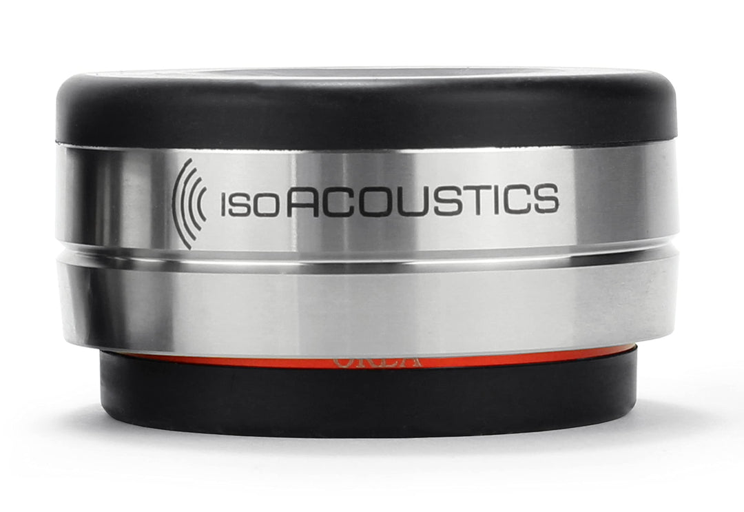 IsoAcoustics Orea-Serie mit Isolatoren für HiFi-Komponenten OREA Bordeaux – 14,5 kg max./Stück Borde
