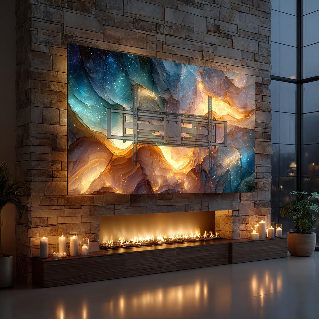 Maclean MC-482 TV Wandhalterung für 60-120" Flach &amp; Curved Fernseher bis zu 120kg Max. VESA 900x600