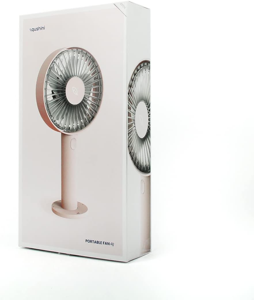 Tischventilator mit wiederaufladbarem Akku, leiser tragbarer Ventilator, Tischventilator mit 3 Gesch