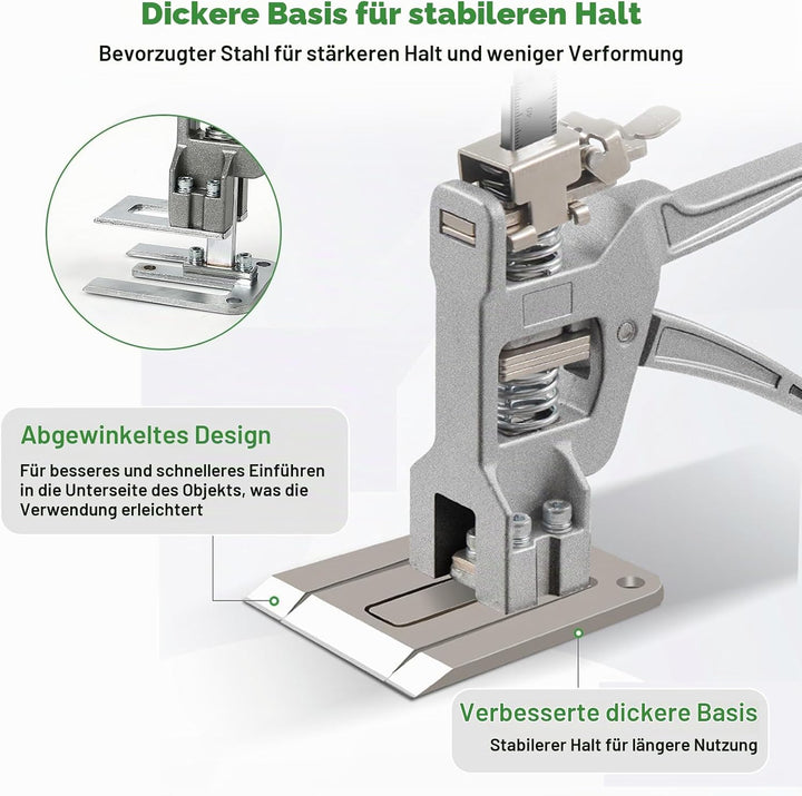 Arbeitssparender Arm, 2 Stück Arm Handwerkzeugheber mit Skala, Bis Zu 400KG Fliesenheber Hebewerkzeu