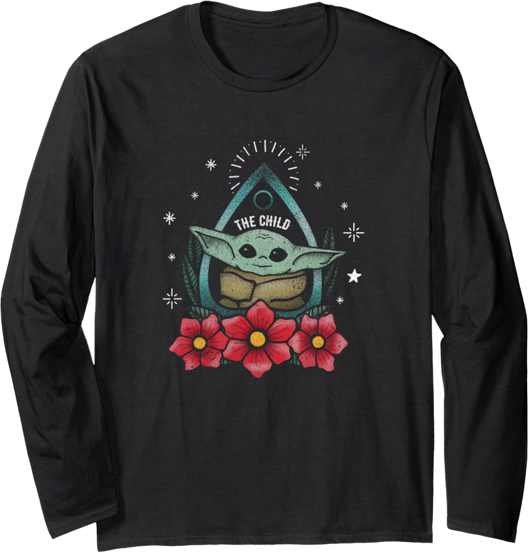 Star Wars The Child Planchette Langarmshirt